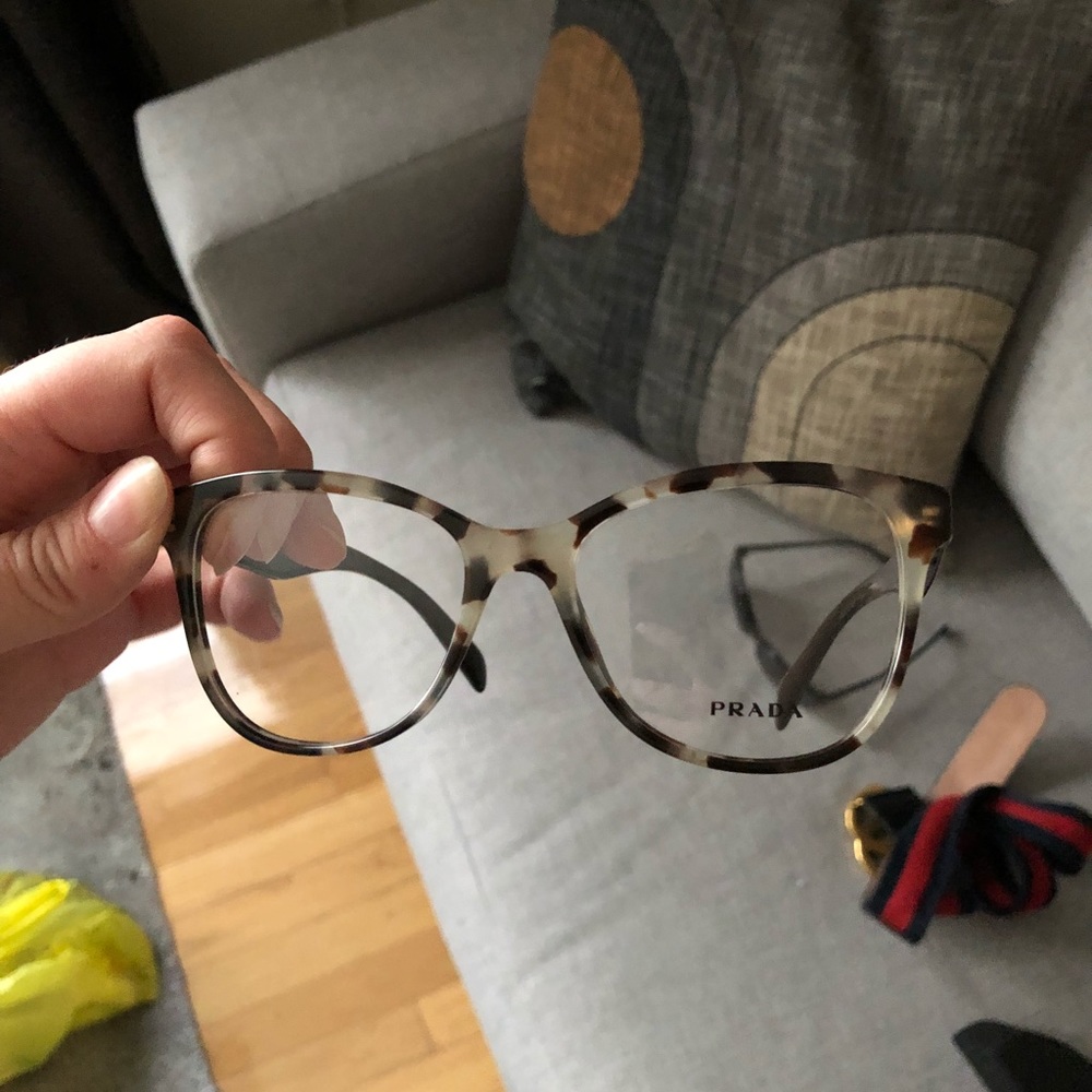 Prada tortoise eyeglasses